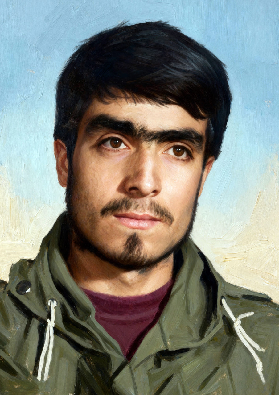 تصویرسازی چهره شهید عباس جریان